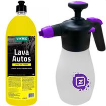 Lava Autos Shampoo Automotivo Pulverizador Compressão Zacs