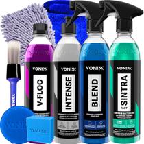 Lava Autos V-Floc Revitalizador Intense Limpador Sintra Fast Cera Liquida Spray Blend Luva Tentaculos