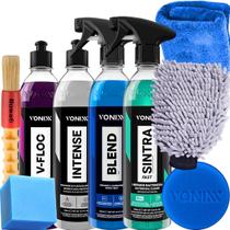 Lava Autos V-Floc Revitalizador Intense Limpador Sintra Fast Cera Liquida Spray Blend Luva Tentaculos