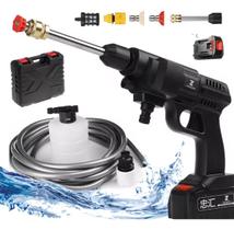 Lava Carro A Jato Alta Pressão Recarregável Portátil S/ Fio