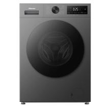 Lava e Seca 11kg Hisense 1i Inverter, Capacidade de Secagem de 7kg, Compacta Fit e Função Steam, Titanium - WD1i1141BT