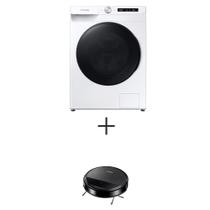 Lava e Seca 13 Kg Samsung Eco Bubble Branca 25 Programas de Lavagem 220V + Aspirador Robô Inteligente 2 em 1 Samsun