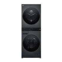 Lava e seca lg elétrica smart washtower aço escovado preto ia 14kg 220v wk14bs6a