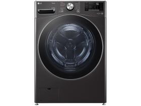 Lava e Seca LG Smart 18kg Black Inox com Inteligência Artificial AIDD 127V - WD18BV2S6B