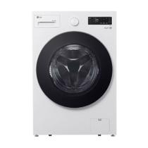 Lava e seca lg smart 95cm com ia 16kg em aço inox branco 127v wd16wnts6b