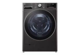 Lava e seca lg smart thinq com conectividade wi-fi 18kg black inox 127v wd18bv2s6b