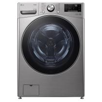 Lava e seca lg smart thinq com conectividade wi-fi 18kg inox look aço escovado 220v wd18sv2s6ba