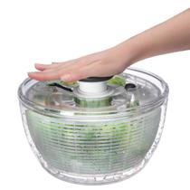 Lava E Seca Saladas Secador Em Plástico Transparente 5 L