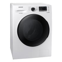 Lava e seca samsung 11kg com ecobubble em aço inox branco 127v wd11a4453bw/az