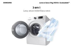 Lava e Seca Samsung Ecobubble 11kg Branca WD11A