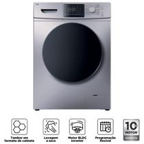 Lava e Seca TCL 11Kg 7Kg Prata Inverter com lavagem a seco 110V C311WDS1 Lava e Seca TCL 11Kg 7Kg Prata Inverter com lavagem a seco 110V C311WDS1