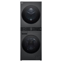 Lava e Seca Torre Smart LG WashTower 14kg Black Inox com AIDD WK14BS6A