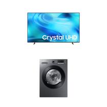 Lava e Seca WD11M 220V + Smart TV AI 70" Crystal UHD 4K - Samsung