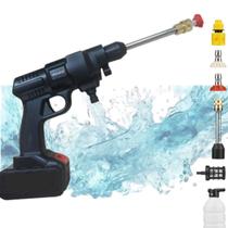 Lava Jato Bivolt Para Carro E Motos Com Bateria Recarregável