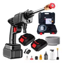 Lava Jato Portátil Alta Pressão 2 Baterias 48V Lava Jato Portátil Alta Pressão 2 Baterias 48V