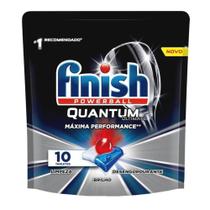 Lava-louça Finish Powerball Quantum Ultimate Com 10 Tabletes