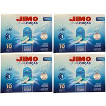 Lava Louça Multicamadas Detergente Concentrado 40 pastilhas para Máquinas de Lavar Louças Desengordurante Mais Brilho e Proteção