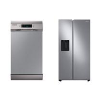 Lava-louças 10 Serviços 127V + Geladeira Side by Side RS60 Inox 127V 628L