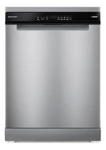 Lava Loucas 14 Servicos Inox 220v Brastemp Blf60arbna Prateado