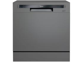 Lava Loucas 8 Servicos 220v Midea Dwa08s2 Cinza