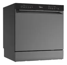 Lava Louças 8 Serviços Cinza Touch Plus Midea Cinza 127v