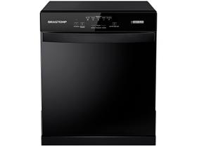 Lava-Louças Brastemp 08 Serviços BLF08AE - Inverter Quente Preta
