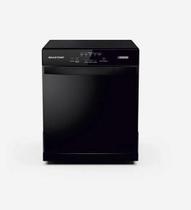 Lava Louças Compact BLF08AEAANA Brastemp Preta 127V Lava Louças Compact BLF08AEAANA Brastemp Preta 127V
