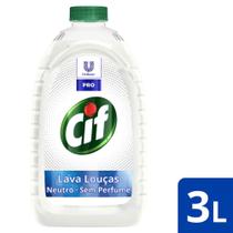 Lava-Louças Líquido Cif Profissional Neutro 3L