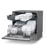 Lava-louças Midea 8 serviços 127V Prata - DWA08S1