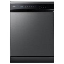 Lava-Louças Midea SmartHome Black Inox com 14 Serviços, 09 Programas de Lavagem e Função Open Dry - MDWEF1433GBS Lava-Louças Midea SmartHome Black Inox com 14 Serviços, 09 Programas de Lavagem e Função Open Dry - MDWEF1433GBS