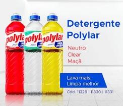 Lava Louças Polylar 500ml - Kit Com 24 Unidades Lava Louças Polylar 500ml - Kit Com 24 Unidades