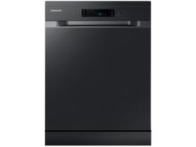 Lava louças samsung 14 serviços 1250w com limpeza silenciosa em aço inox preto 127v dw60c7050fgaz