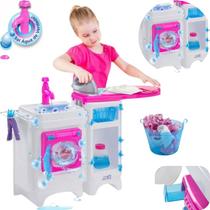 Lava Passa e Seca Brinquedo Lavadeira Infantil Sai Água com Acessórios Magic Toys Lava Passa e Seca Brinquedo Lavadeira Infantil Sai Água com Acessórios Magic Toys