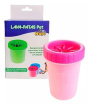 Lava-Patas para Cachorros Grandes - Rosa