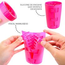 Lava-Patas para Cachorros Grandes - Rosa Lava-Patas para Cachorros Grandes - Rosa