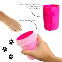 Lava Patas para Pets Limpeza Higiênica Limpador Cachorros e Gatos Grandes Porte Médio - Napi