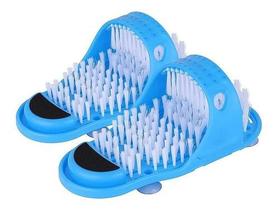 Lava Pés Chinelo Escova Massageadora Banho C/lixa Calcanhar - FABRICA DE BIJU