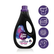 Lava Roupa Escura Preta Cores Vibrantes Mon Bijou 1L Bombril