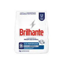 Lava Roupas em Pó Alta Performance 4kg Brilhante