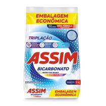 Lava Roupas em Pó Assim Bicarbonato Embalagem Econômica 4kg