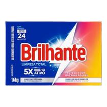 Lava Roupas Em Pó Brilhante Limpeza Total 1,6kg