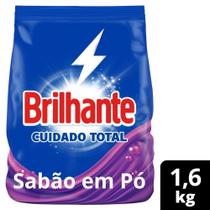 Lava Roupas em Pó Brilhante Roupas Brancas e Coloridas Cuidado Total 1,6kg Lava Roupas em Pó Brilhante Roupas Brancas e Coloridas Cuidado Total 1,6kg