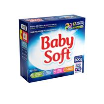 Lava Roupas Em Pó Concentrado Baby Soft Cartucho 800g Rende igual 1k
