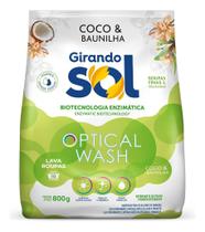 Lava Roupas em Pó Girando Sol 800 gr Coco e Baunilha