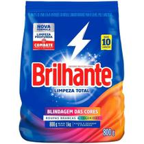 Lava Roupas em Pó Limpeza Total Brilhante 800g Lava Roupas em Pó Limpeza Total Brilhante 800g