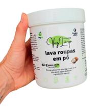Lava roupas em pó Veglimp vegano natural coco
