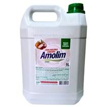 Lava Roupas Líquido Coco Amolim 5L Sabão Líquido Antialérgico Bactericida Roupas Finas e Delicadas