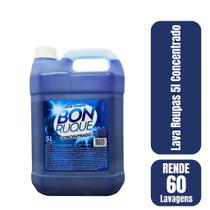 Lava Roupas Líquido Concentrado 5L - Cheiroso, Tira Manchas e Rende 60 Lavagens Lava Roupas Líquido Concentrado 5L - Cheiroso, Tira Manchas e Rende 60 Lavagens
