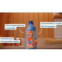 Lava roupas liquido deoline concentrado 1 litro economize seu dinheiro não agride os tecidos