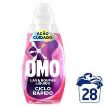 Lava-Roupas Líquido Omo Ciclo Rápido Ação Cuidado Frasco 1,4l